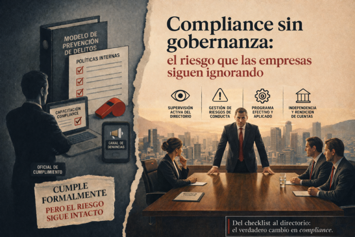 Compliance ya no es “cumplimiento”: el error que puede costarle millones a tu empresa (y que el directorio quizás no está mirando)